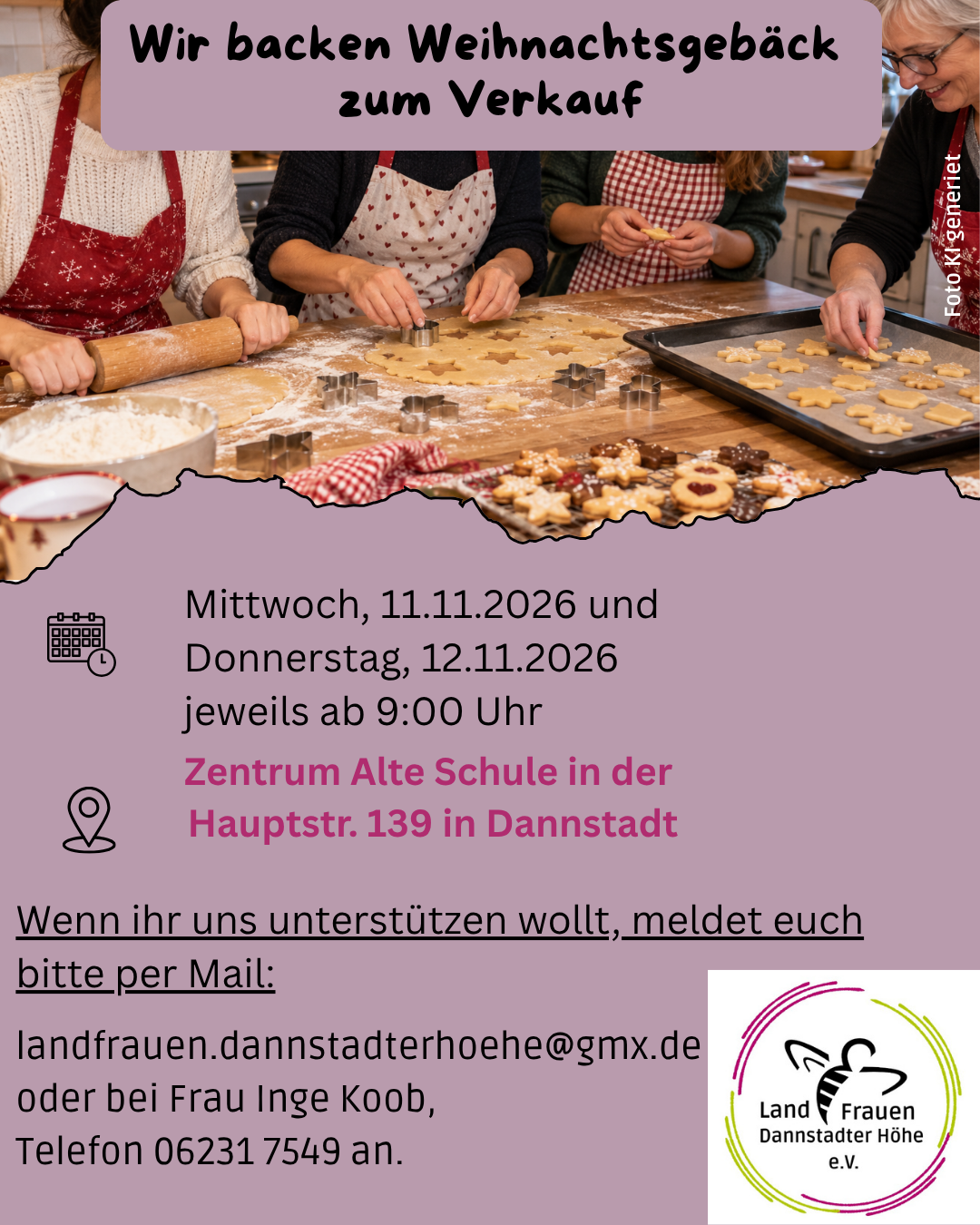 Wir backen Weihnachtsgebäck