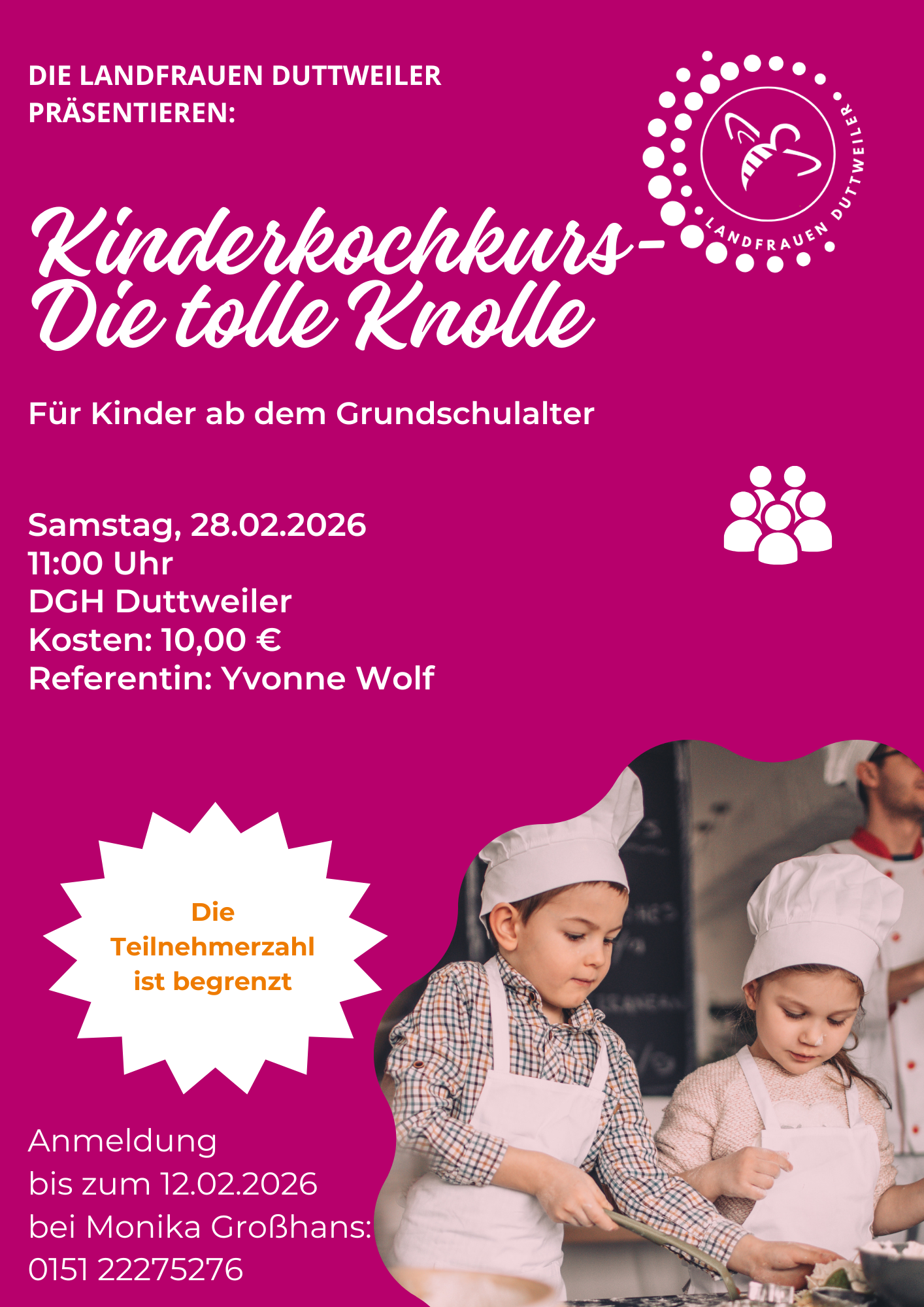 Kinderkochkurs Die Tolle Knolle Neu