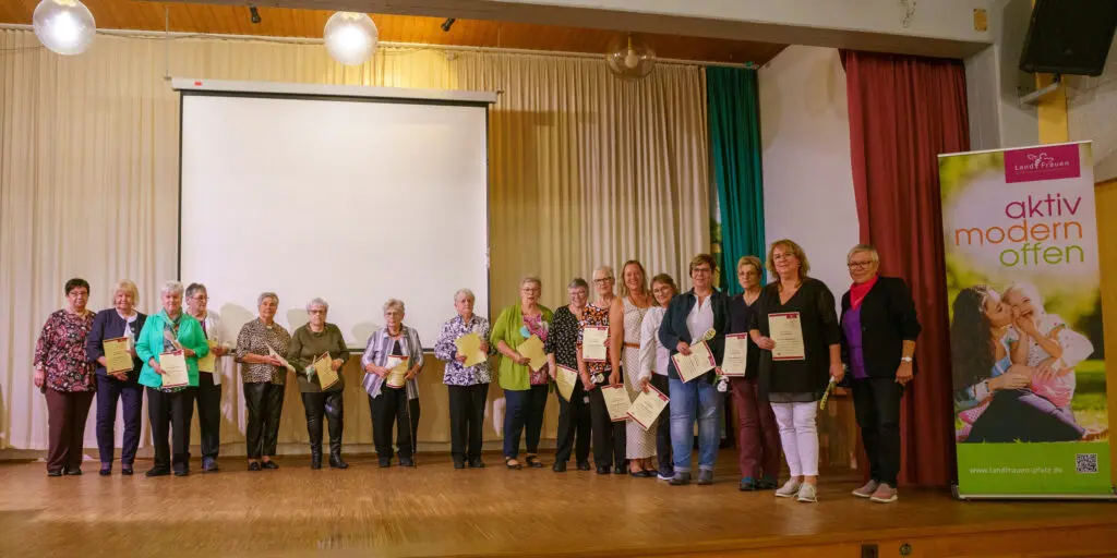 65 Jahre LandFrauen Einselthum Jubilaren