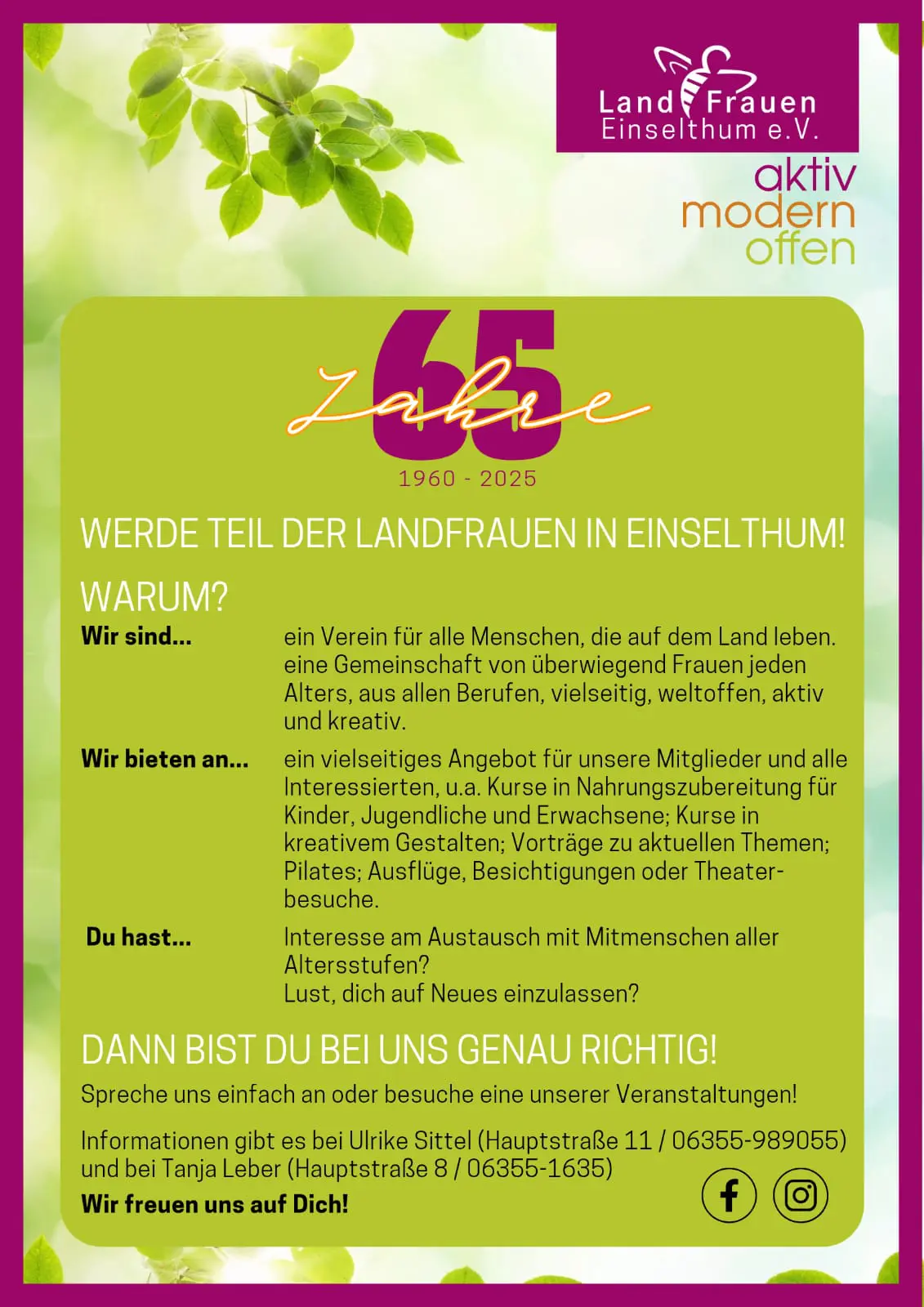 Aufruf Werde LandFrau