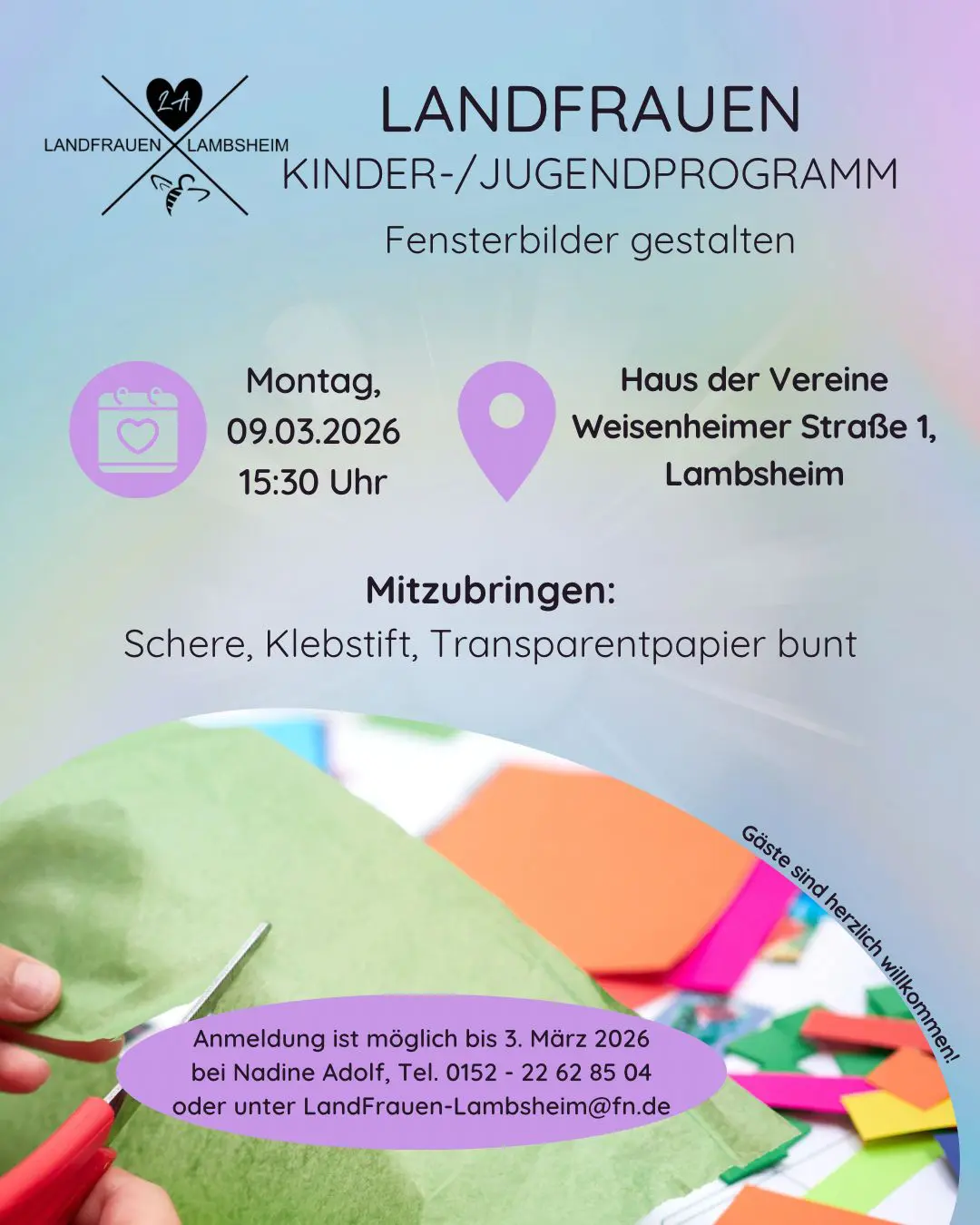 Fensterbilder gestalten