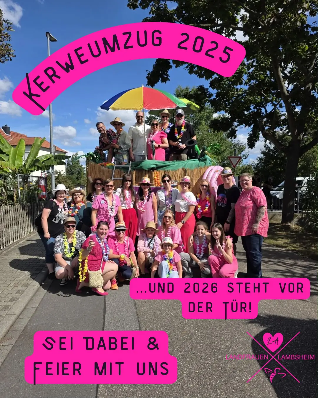 Kerweumzug 2025 mit den LandFrauen Lambsheim
