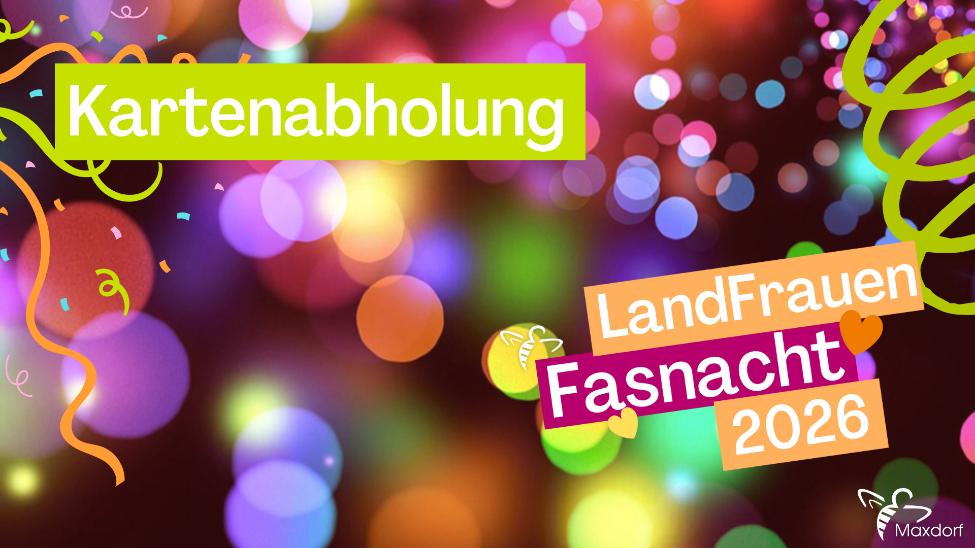 Kartenabholung LandFrauen Fasnacht 2026
