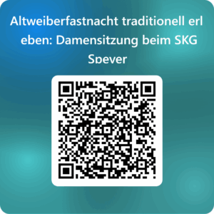 QRCode Für Altweiberfastnacht Traditionell Erleben_ Damensitzung Beim SKG Speyer