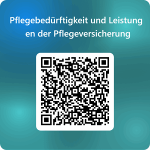 QRCode Für Pflegebedürftigkeit Und Leistungen Der Pflegeversicherung