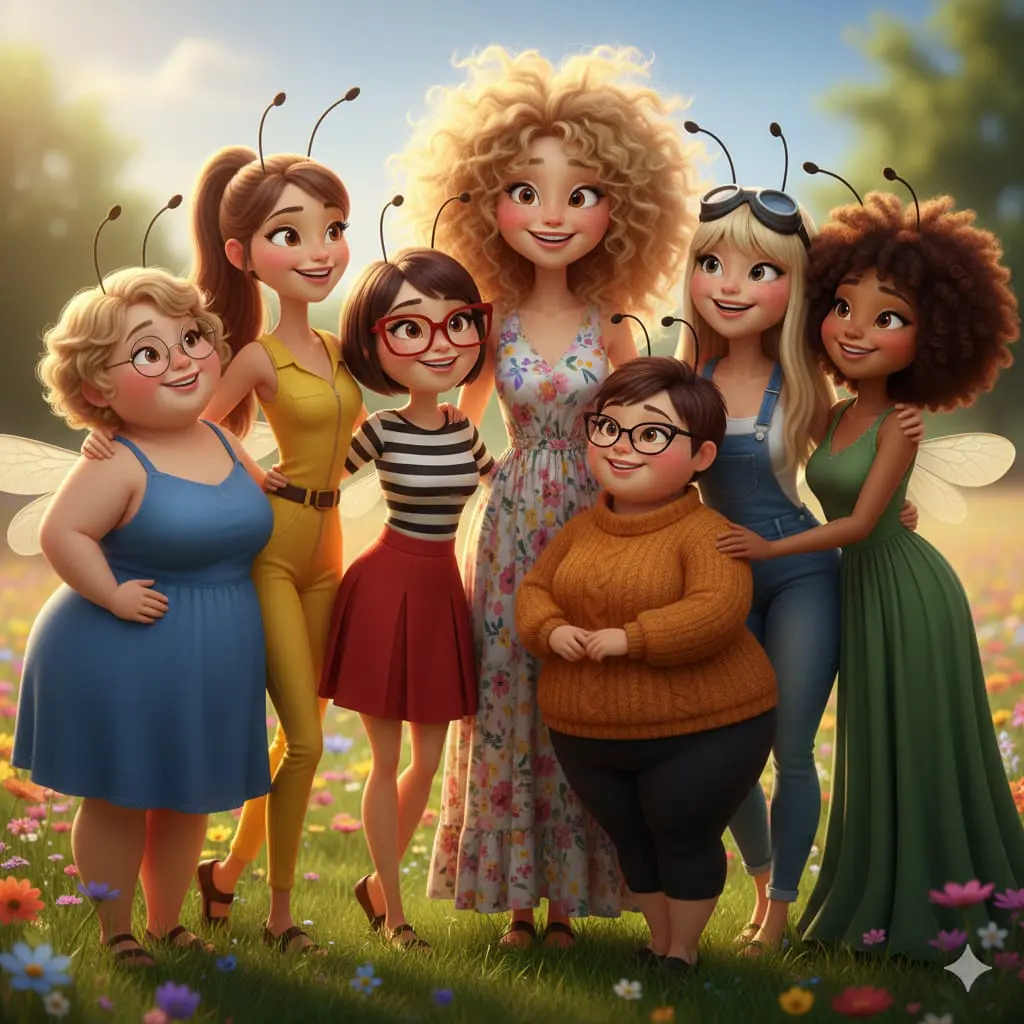 Gruppenbild Team (Muster)