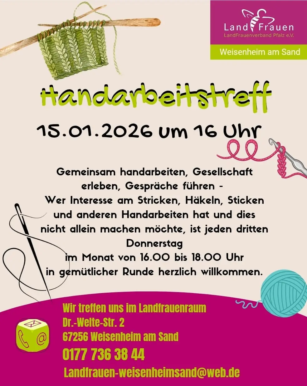 Offener Handarbeitstreff