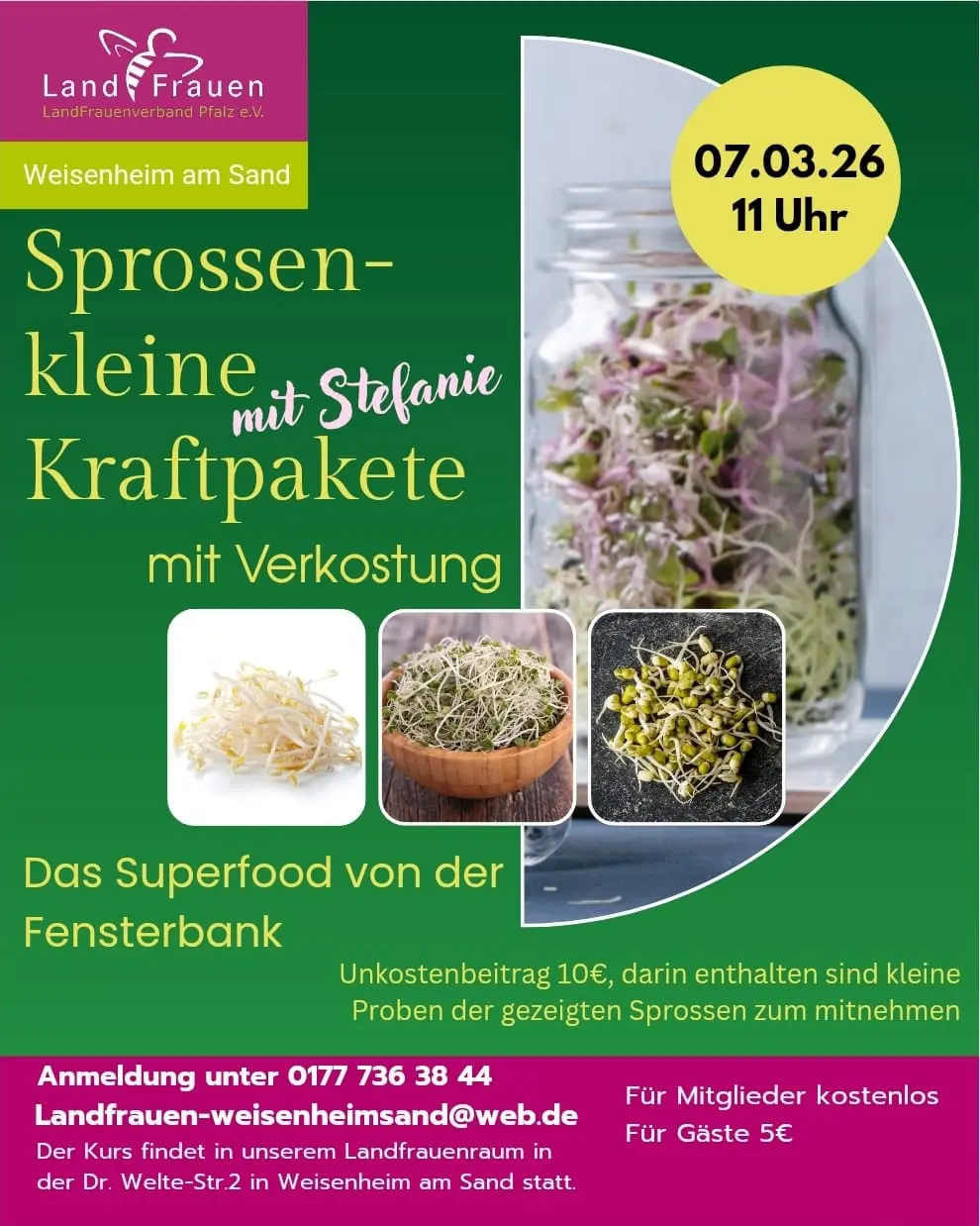 Flyer Sprossen März 2026