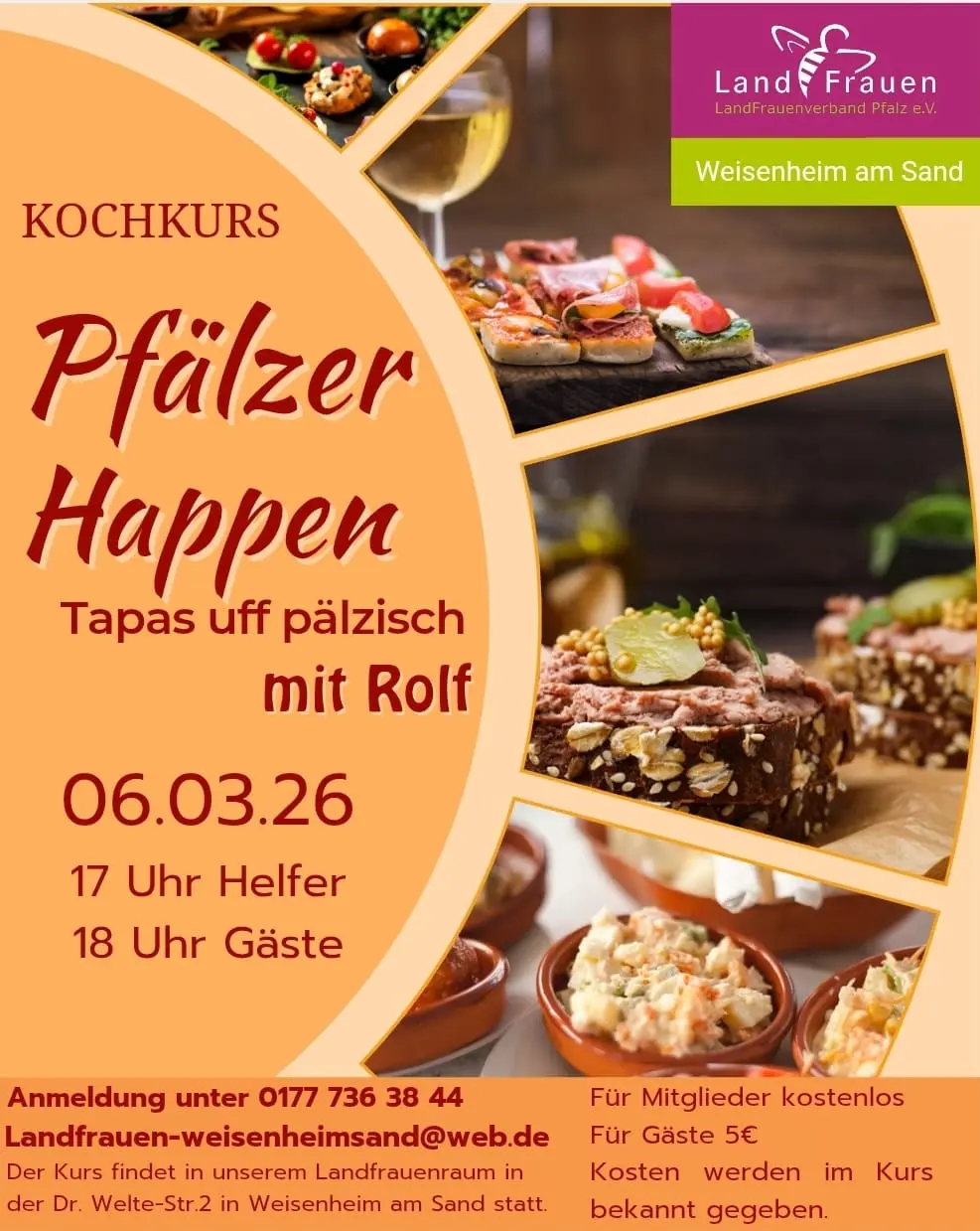 Flyer Pfälzer Happen März 2026