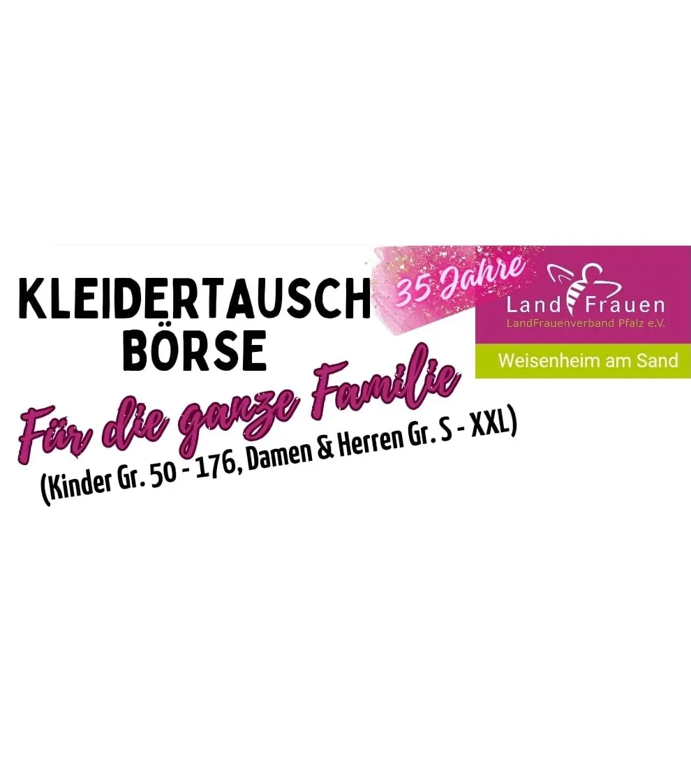 Banner Kleidertauschbörse April 2026
