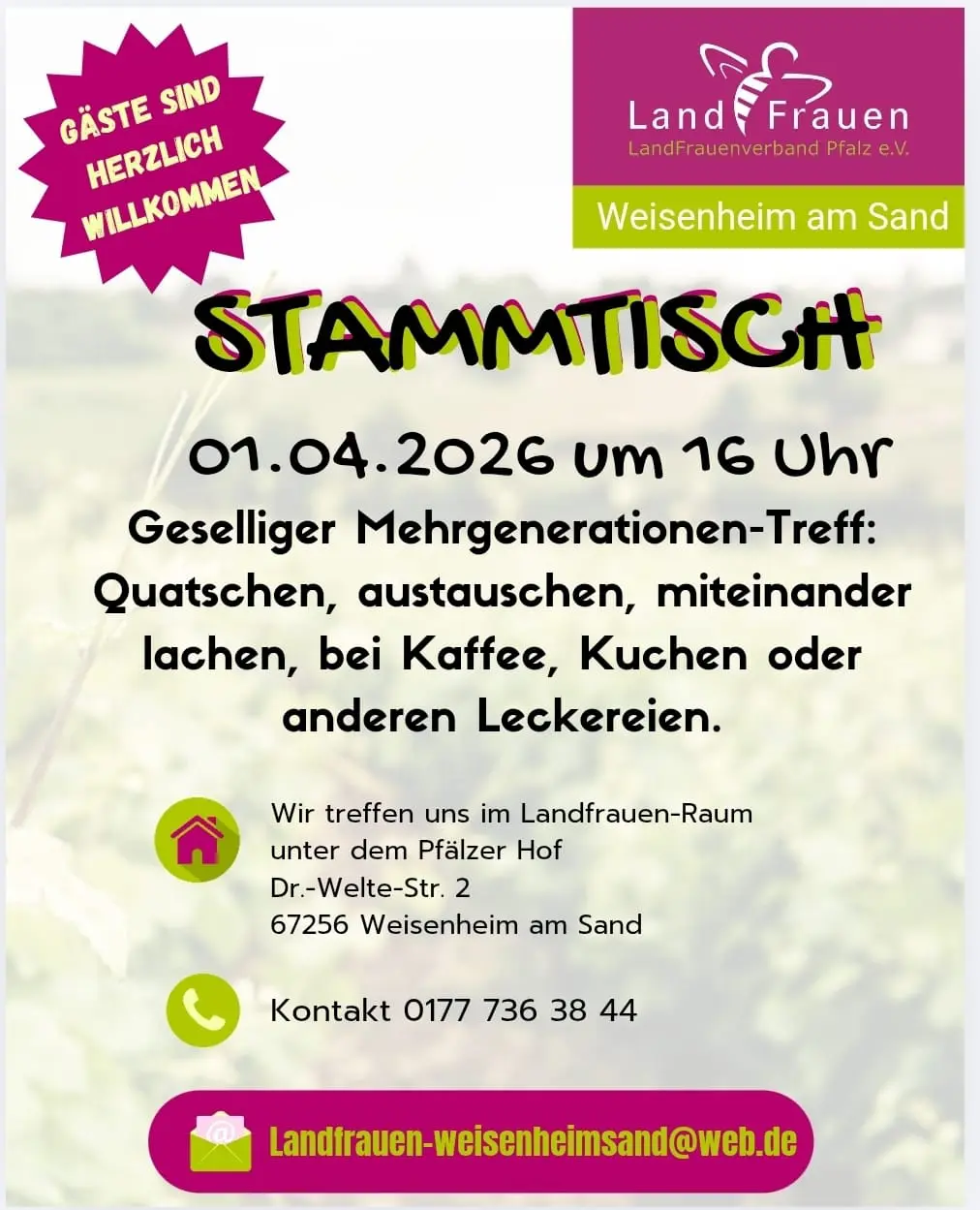 Flyer Stammtisch April 2026