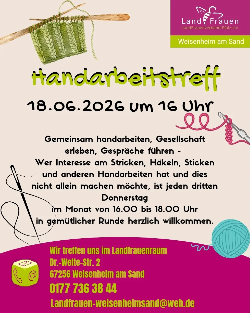Offener Handarbeitstreff