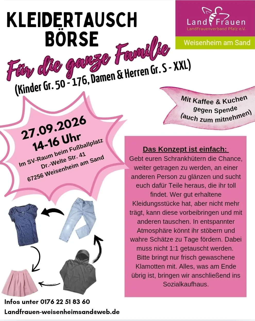 Flyer Kleidertauschbörse September 2026