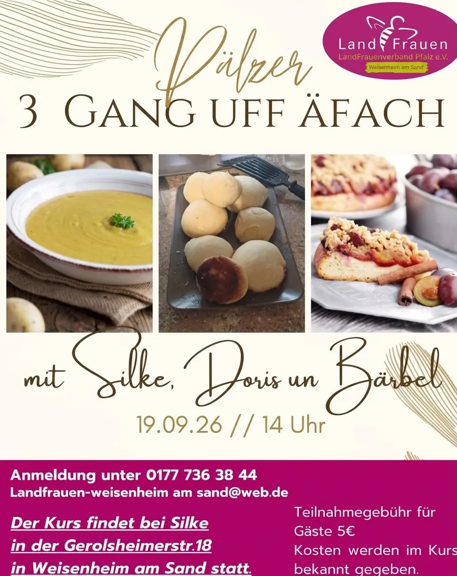 Flyer Pälzer 3 Gang uff Äfach 2026
