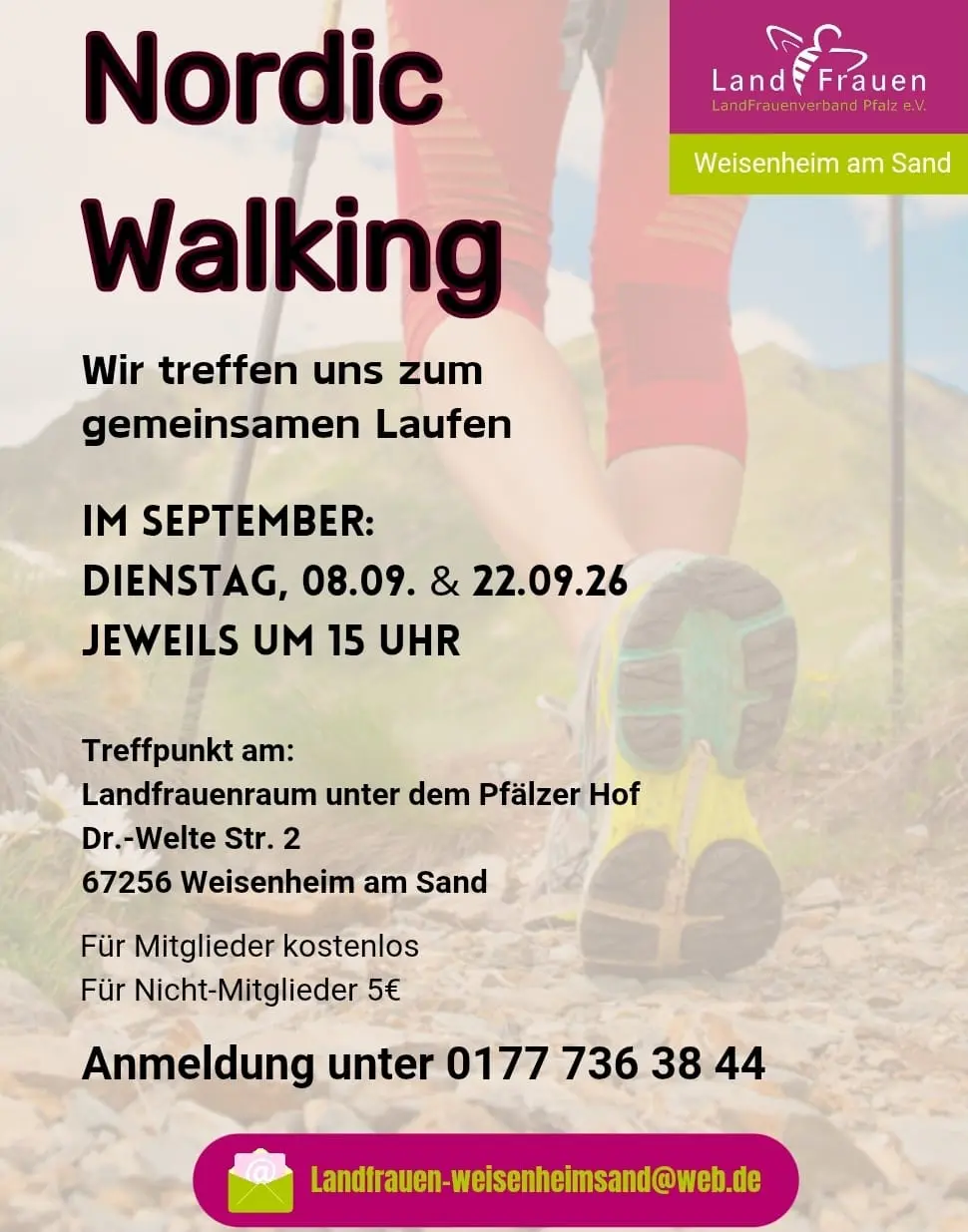 Flyer Nordic Walking September 2026