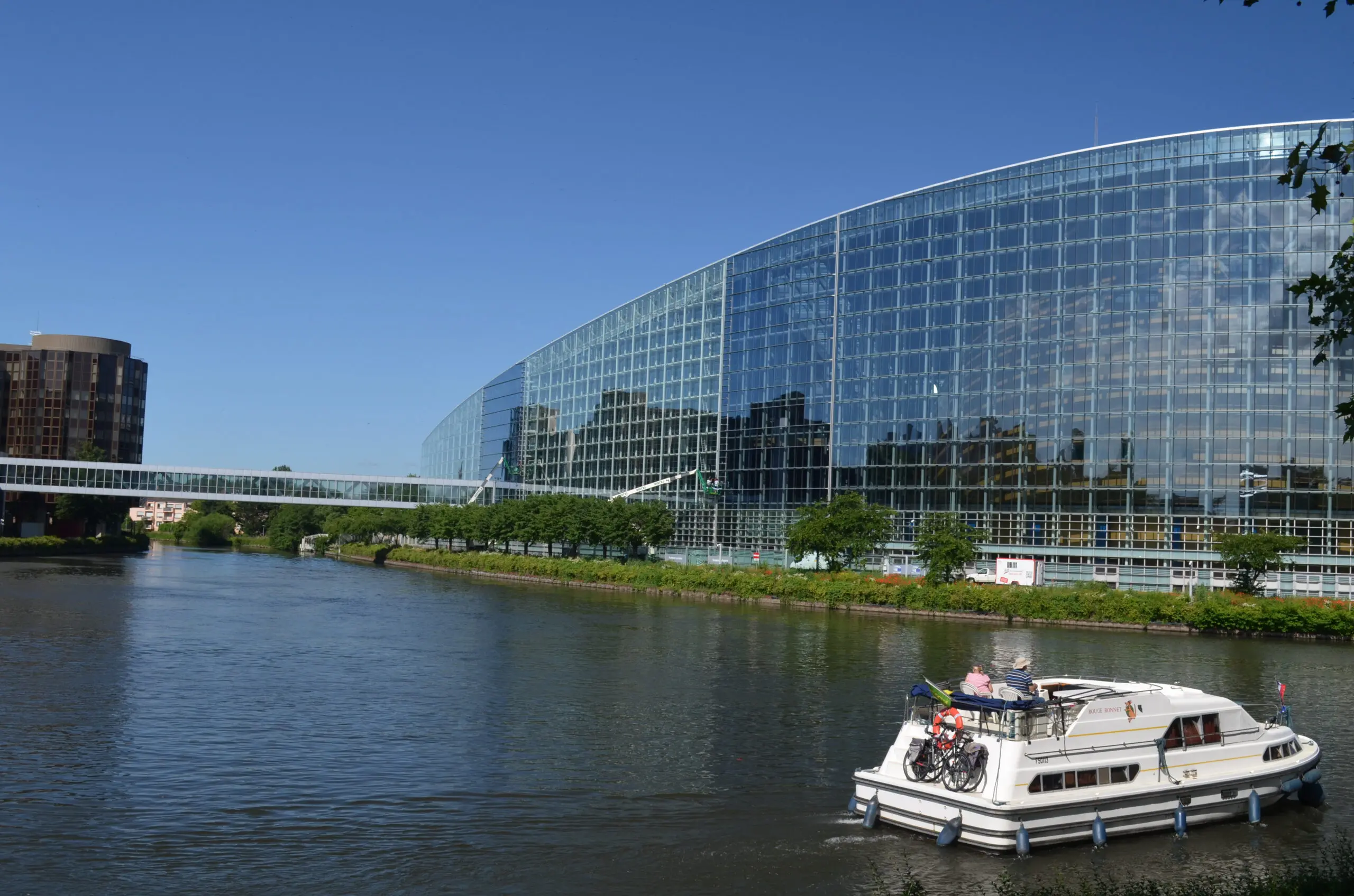 Ansicht Europaparlament in Strasbourg