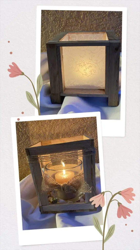 Laternen aus Holzklötzchen